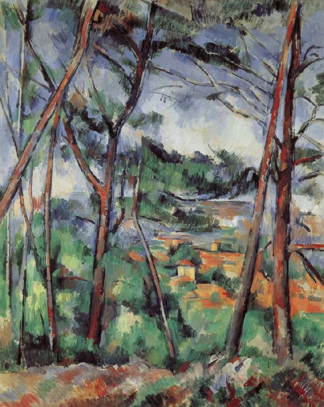 Paul Cezanne Lanscape near Aix-the Plain of the arc river Spain oil painting art